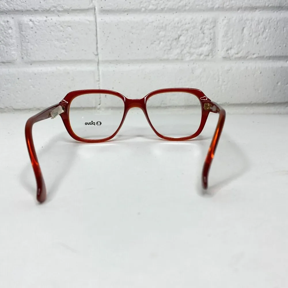 Vintage O‎ Plave Gypsy 496 Orange Brown Butterfly Sunglasses FRAMES ONLY H2695